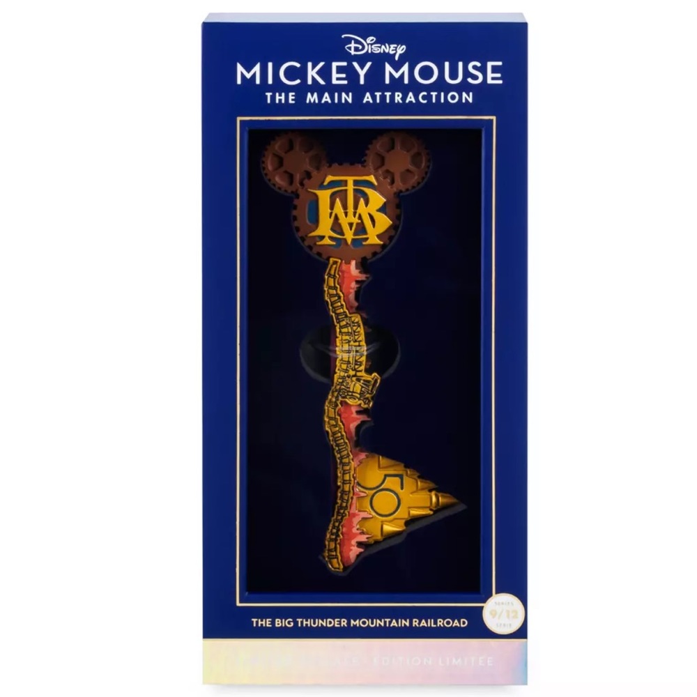 9 of 12 Mickey Mouse: The Main Attraction Collectible Key Big Thunder Mountain